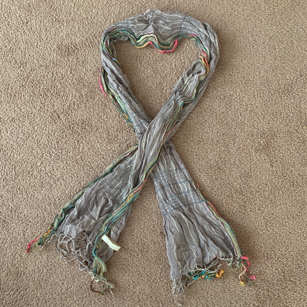 Multi colored scarf